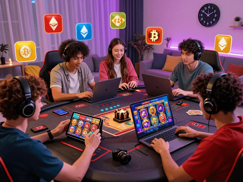 Exciting online gaming experience at https://ghsc.co.uk, showcasing diverse players engaging with vibrant casino games.