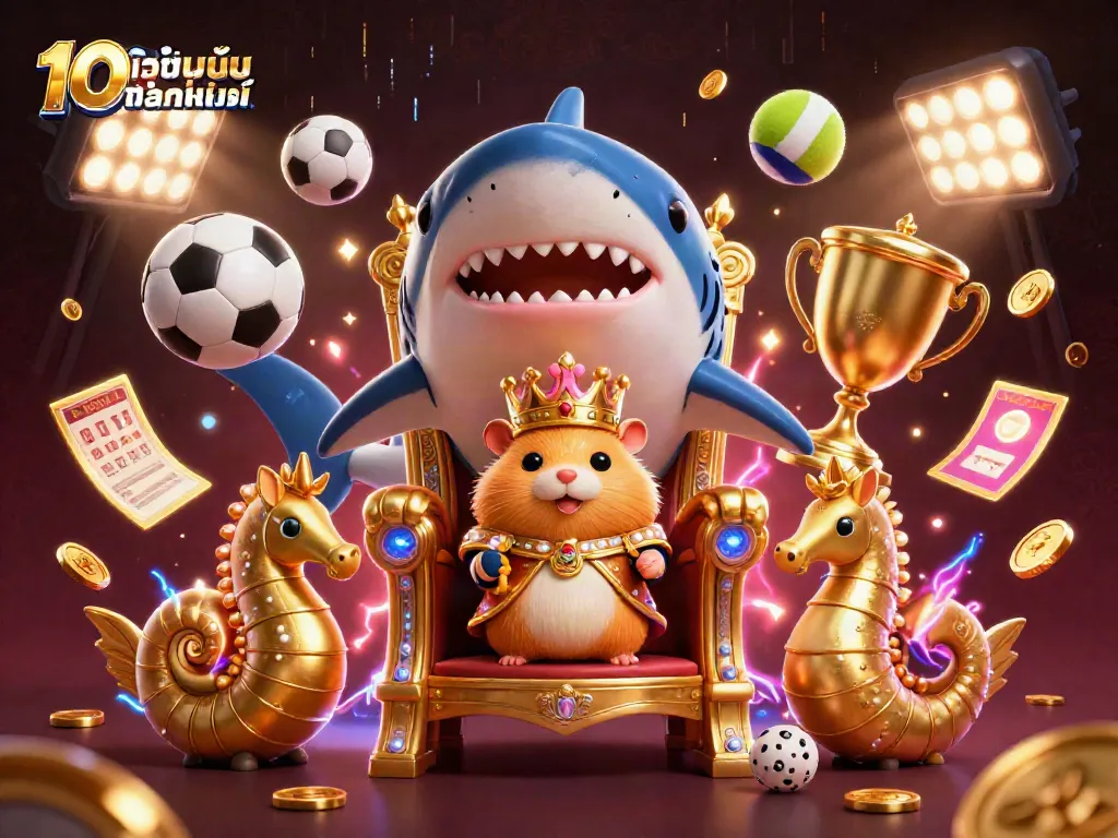 เดิมพันใน 10เว็บพนันออนไลน์ กับภาพการ์ตูน 3D ที่ควบคุมโดย hamster ราชา