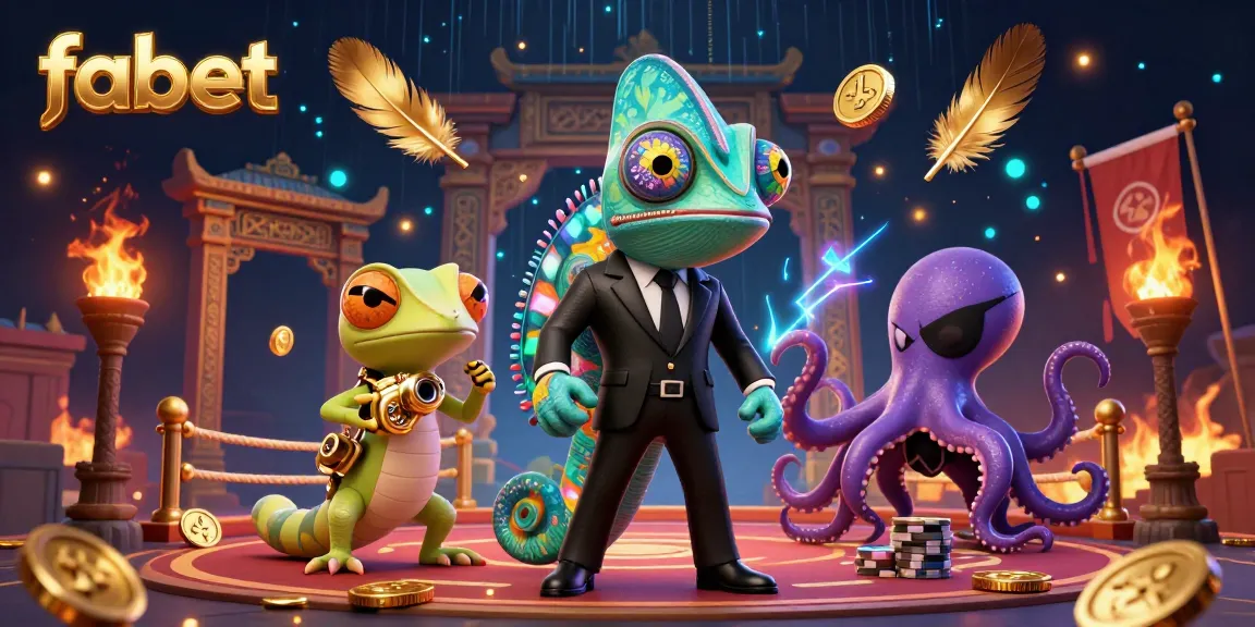 Experience fabet's vibrant casino world with dynamic 3D characters and immersive gaming elements.