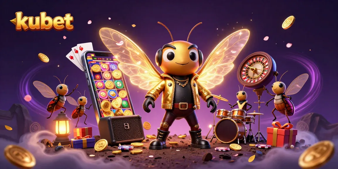 Experience the excitement of kubet with a vibrant 3D casino scene featuring dynamic gaming elements.