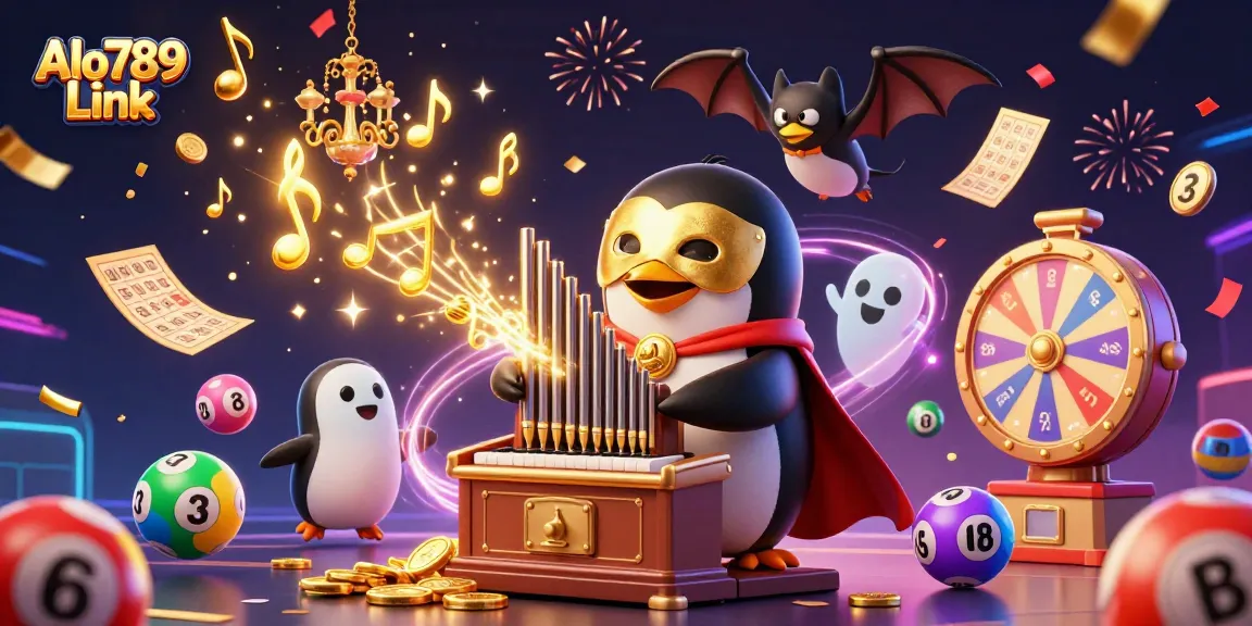Experience vibrant gaming excitement with Alo789 Link featuring a dynamic casino celebration.