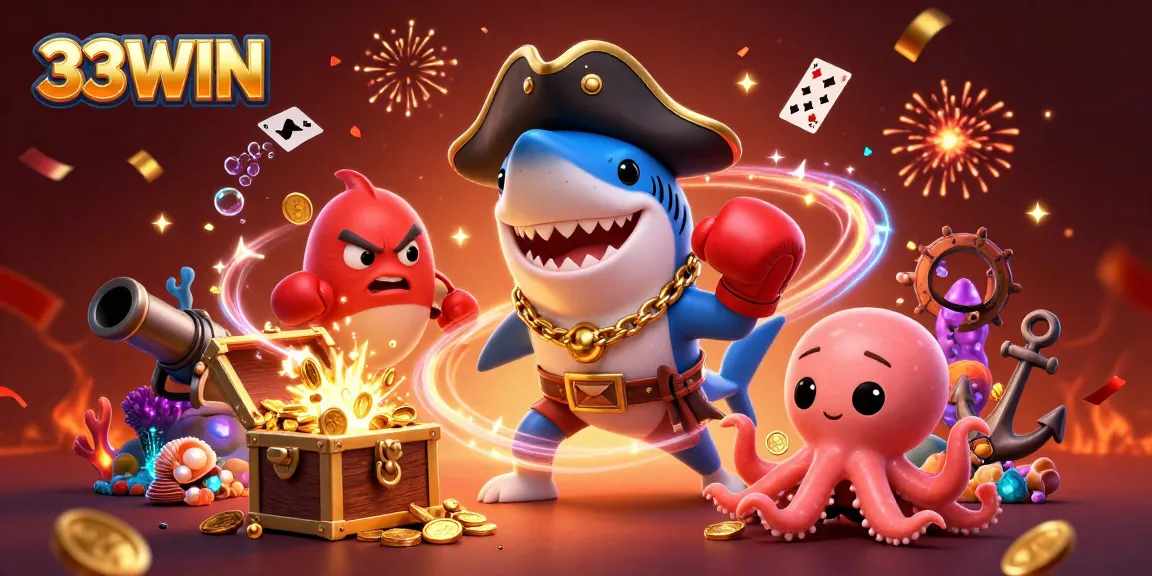 Spin and win big at 33WIN with exciting games featuring colorful characters and treasures.
