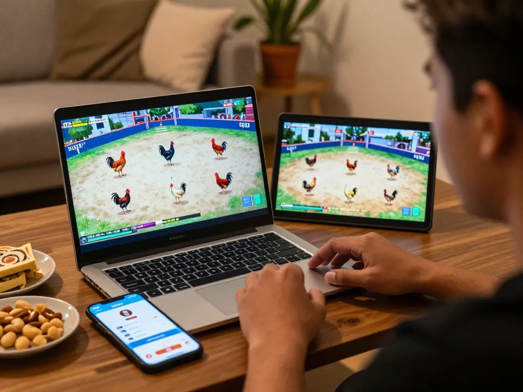 Watch live cockfighting matches online at https://dagatructiepp.casino/ in high-definition from home.