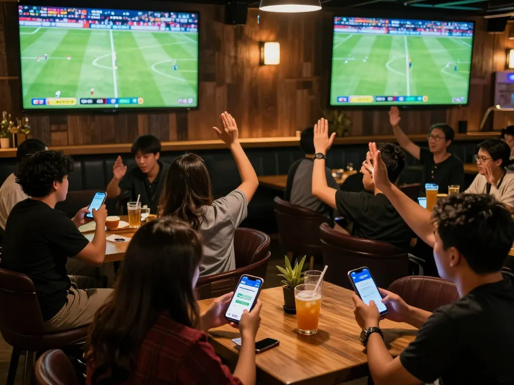 Bongdalu mới app enhances excitement as fans engage in live soccer betting interactions.