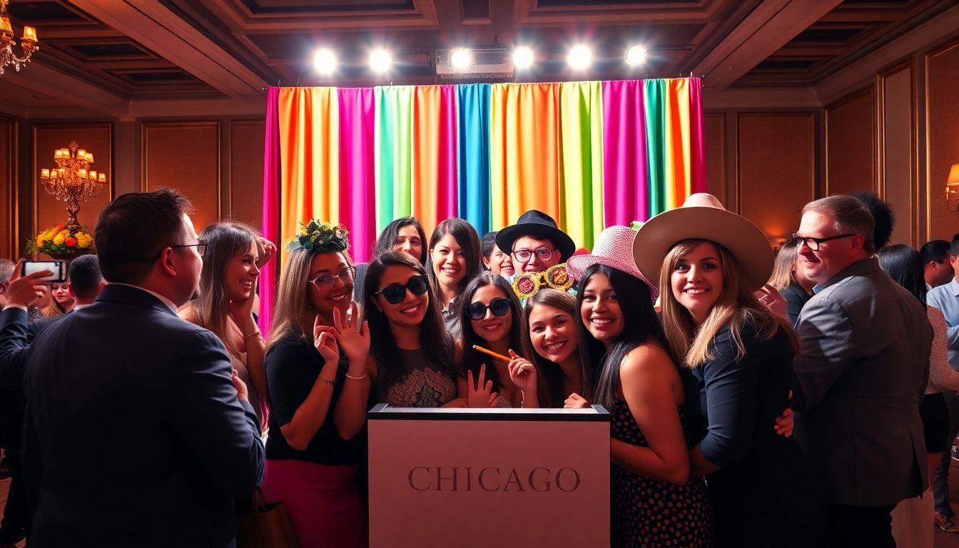 Fun moments at photo booth rental Chicago bringing smiles and excitement to events.