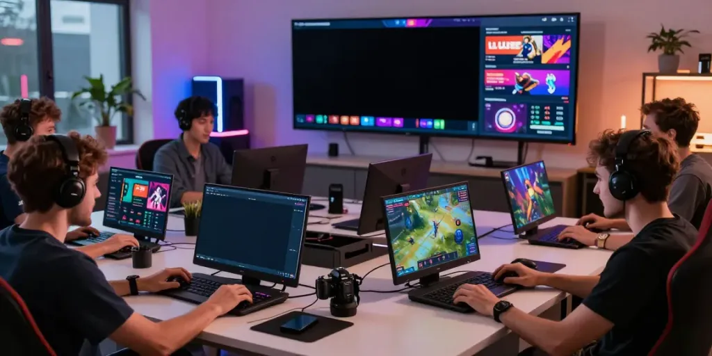 Men engaging with online games on the Manclub platform showcasing excitement.