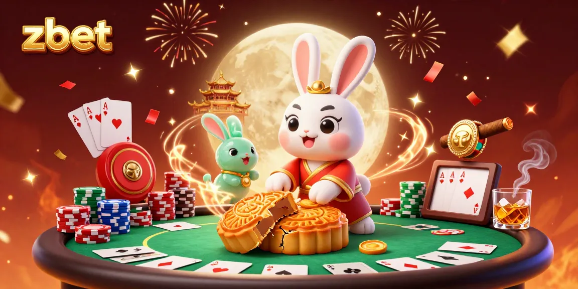 Engage in thrilling gaming with zbet in this vibrant casino-themed illustration featuring poker elements.