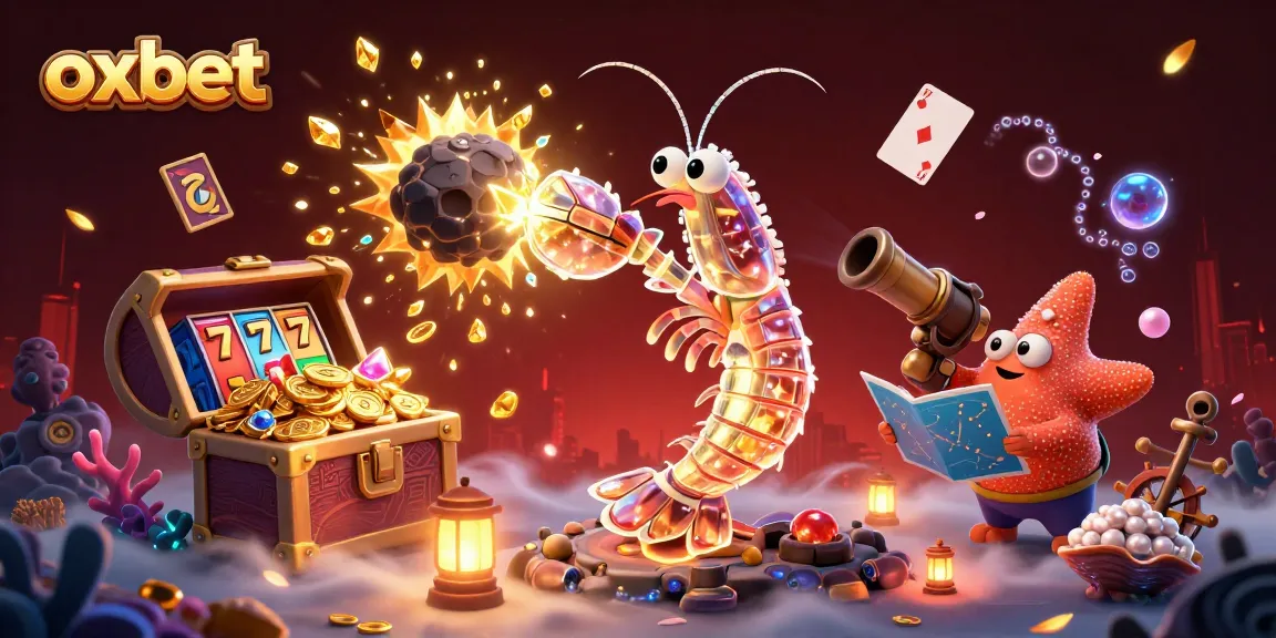 Play with oxbet as a galactic samurai activates luck with exploding gems and slot reels in a vibrant casino scene.