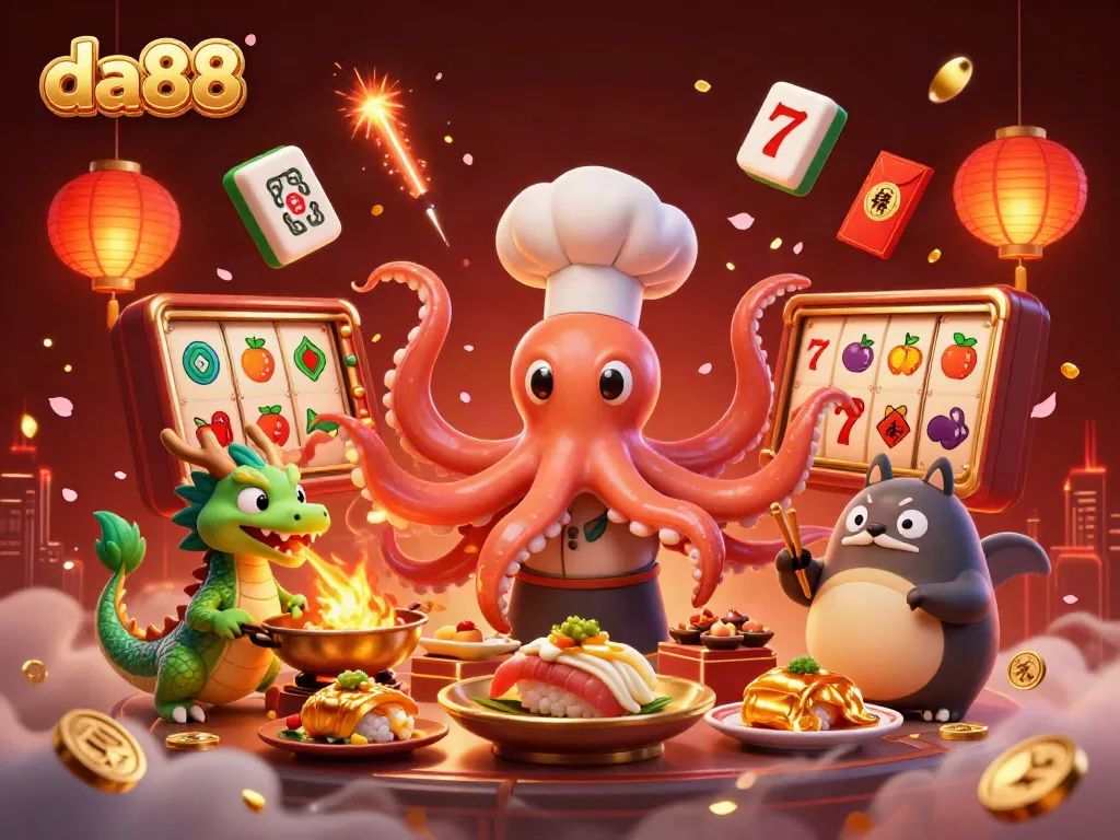 Experience thrilling gameplay and vibrant visuals with da88's unique online casino atmosphere.