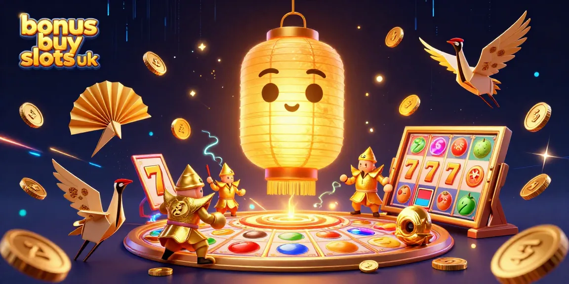 Experience the thrill of bonus buy slots UK with colorful, dynamic casino elements.