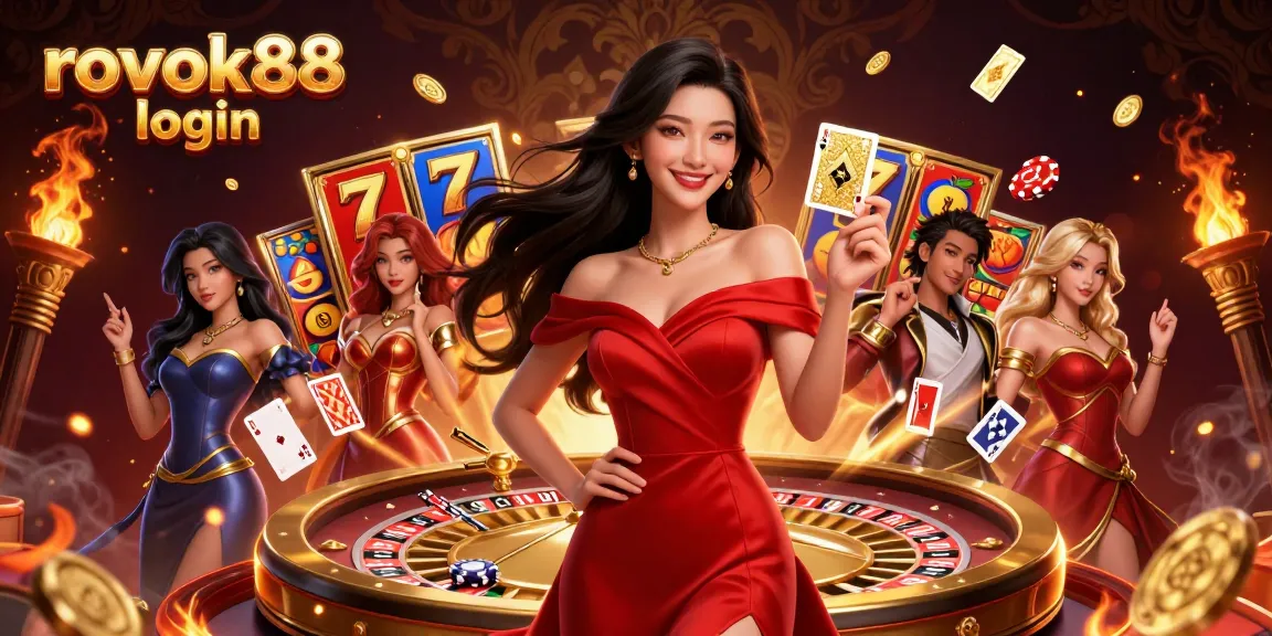 Engage with exciting gameplay at rokok88 login while enjoying an elegant casino illustration.