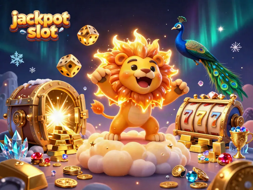 Experience thrilling gameplay with jackpot slot illustrations showcasing dynamic characters and vibrant treasures.