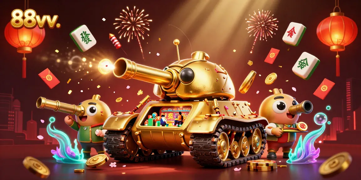 Bet on 88vv. with dynamic casino festivities in a lavish 3D illustration.
