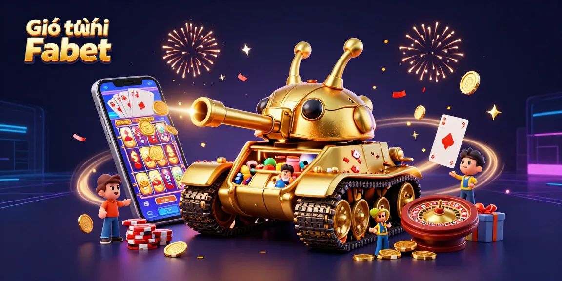 Engage with Giới thiệu Fabet featuring a vibrant 3D casino scene with dynamic game elements.