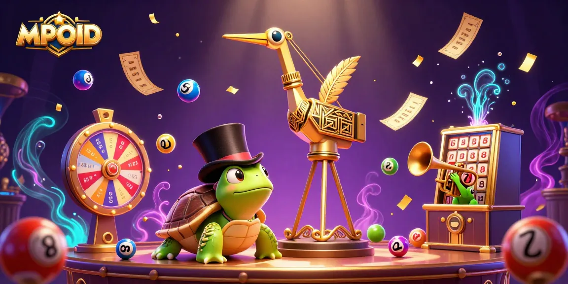 MPOID takes center stage with a vibrant scene of animated characters and colorful casino elements.
