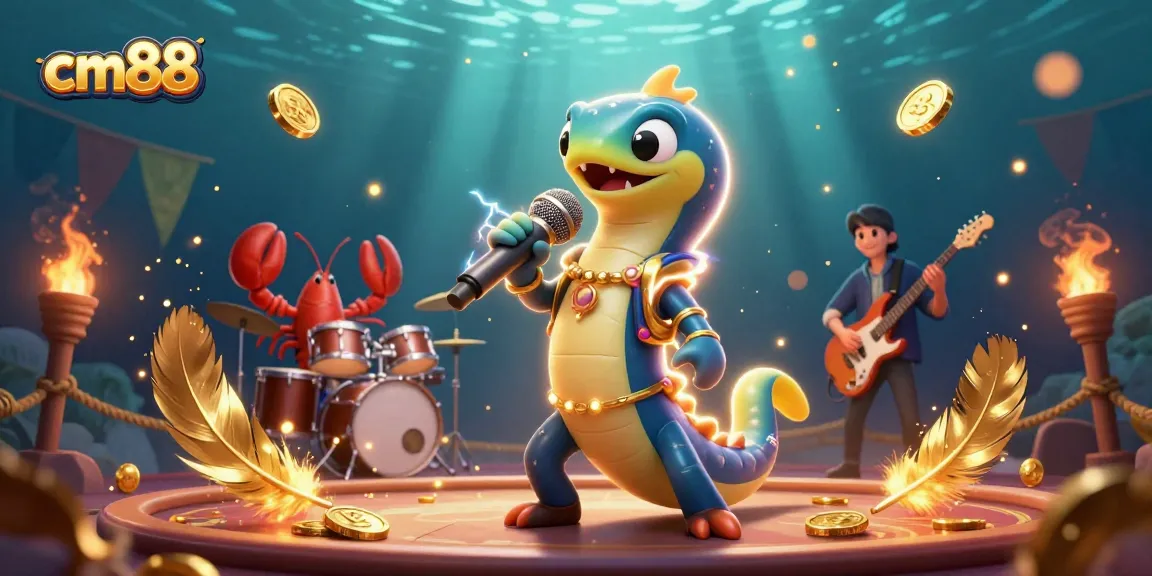 Experience gaming excitement at cm88 with lively 3D characters performing at an underwater casino