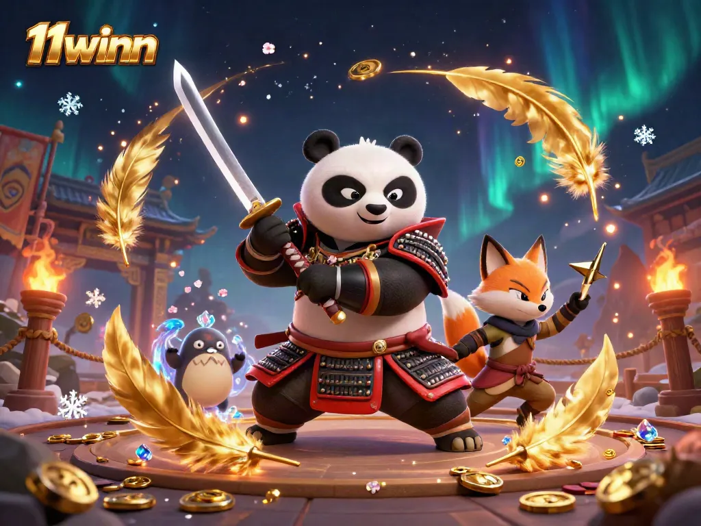 Experience thrilling gameplay at 11winn with a captivating gambling scene featuring vibrant characters and action