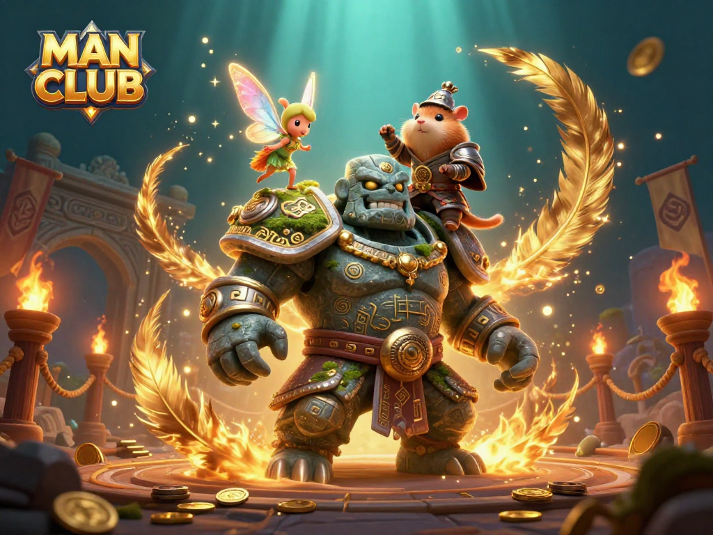 Expand your winnings at MAN CLUB with this vibrant casino-themed illustration.