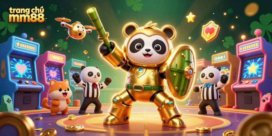 Experience the excitement at trang chủ mm88 with vibrant 3D casino elements and character interactions.