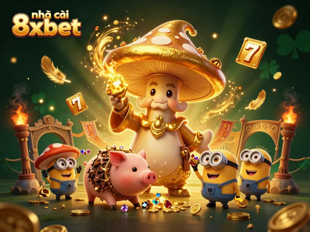 Experience the magic of nhà cái 8xbet with golden wizardry and treasure in a dynamic casino setting.