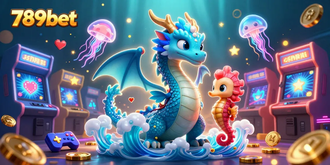 Experience thrilling gameplay at 789bet with vibrant characters and neon game elements.