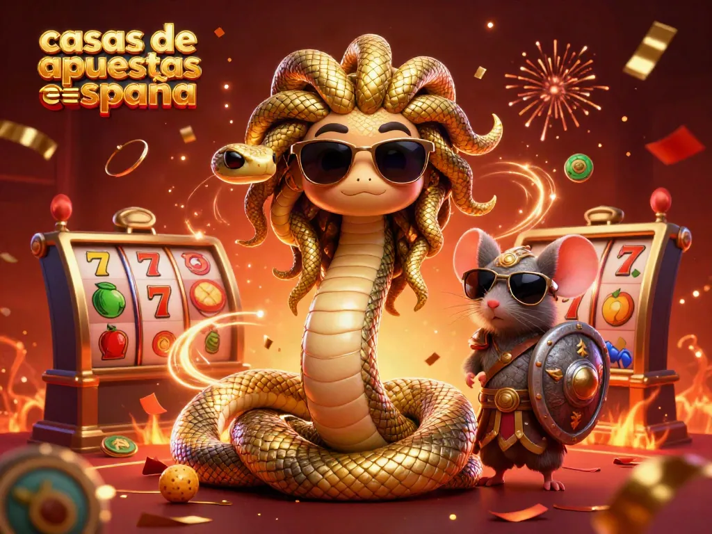 Las casas de apuestas España ofrecen acción vibrante con Medusa y un guerrero mouse en un emocionante espectáculo de casino.