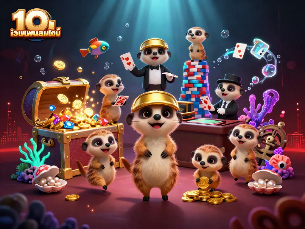 การเล่นใน 10เว็บพนันออนไลน์ที่สมจริงกับเมียร์แคตในคาสิโนเจ๋งๆ