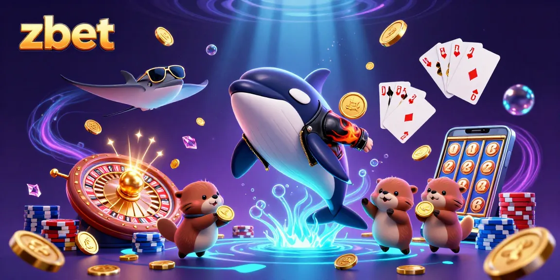Engage with zbet as orca, stingray, and otters celebrate casino excitement underwater