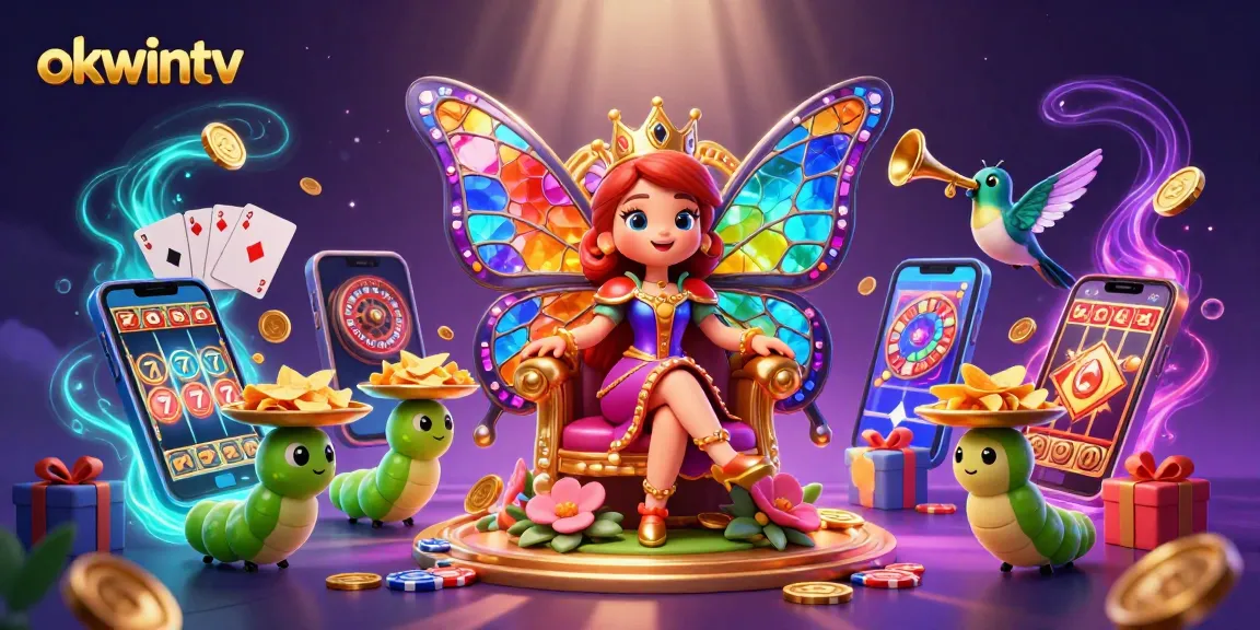 Engage in excitement with okwintv, showcasing vibrant slot games and dynamic casino elements.