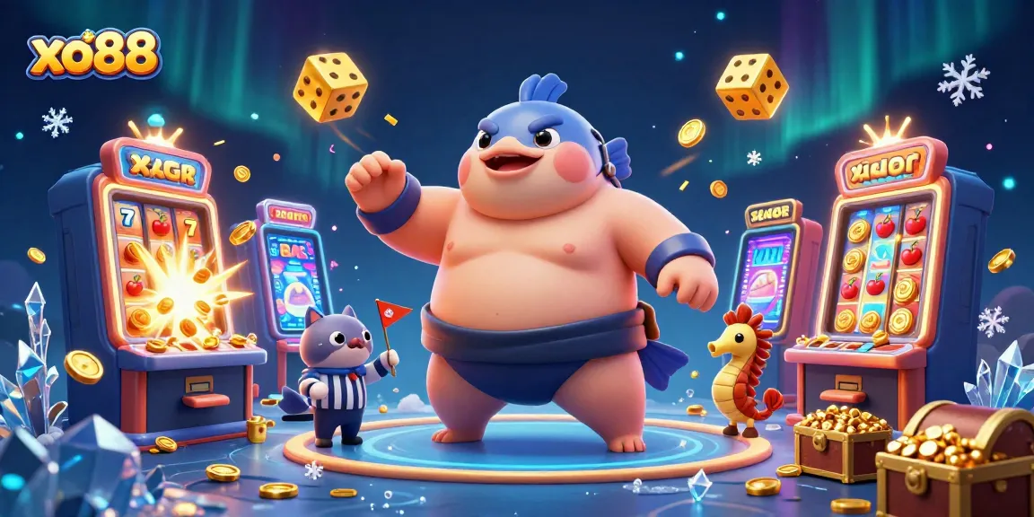 Engage in the vibrant world of xo88 with this thrilling underwater casino scene featuring a blowfish and exciting gaming elements.