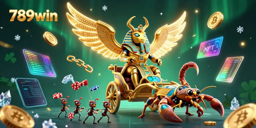 Experience winning with 789win and its animated casino adventure featuring vibrant characters and elements.