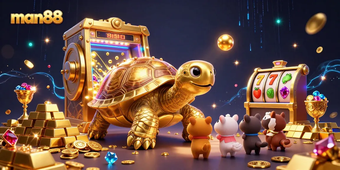 Play thrilling slot games at man88 with interactive pinball-style tortoise and riches abound.