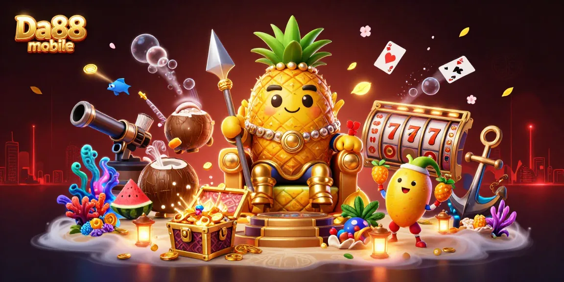 Experience Da88 mobile gameplay with vivid characters and exciting slot elements