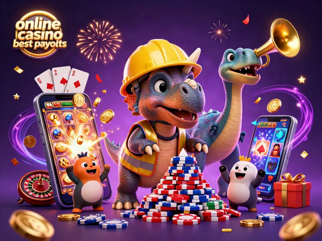 Experience the excitement of online casino best payouts with winning games and joyful characters.