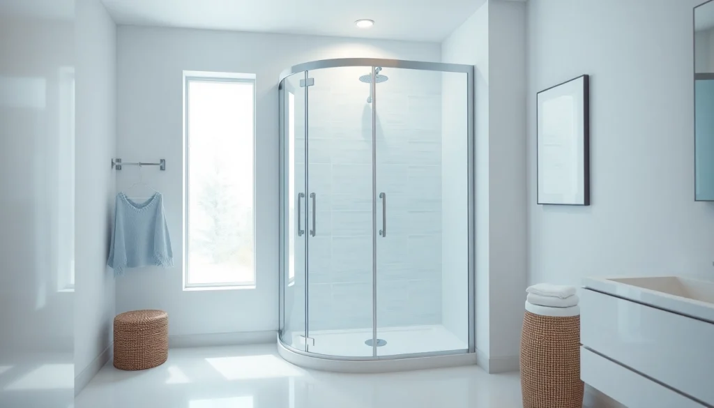 Moderne duschkabine 80x80 eckeinstieg in eleganter Badezimmerumgebung präsentieren.