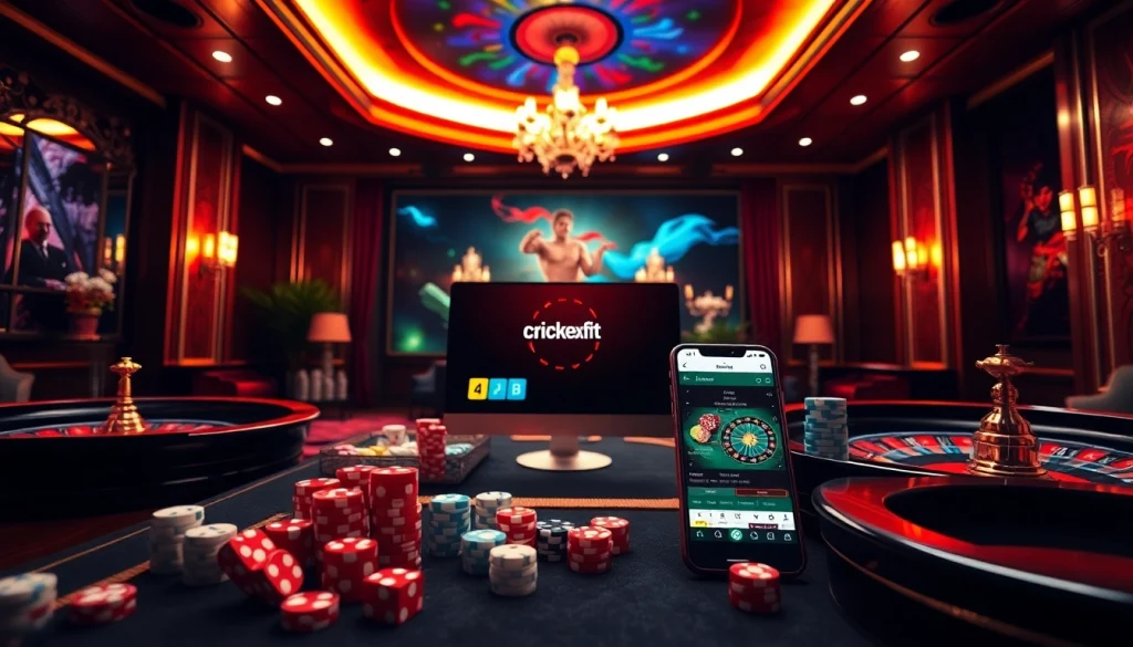 Crickex.fit offers thrilling online betting experiences with vibrant casino elements.
