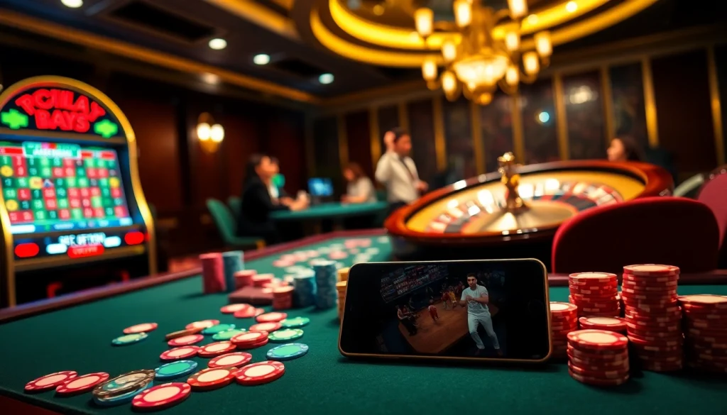 Cà khịa tv broadcasting live sports as players enjoy thrilling casino games.